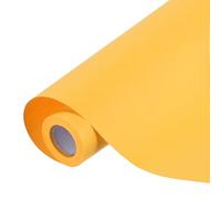 sourcing map Kraft Wrapping Paper Roll, 38cm x 1100cm Decorative Paper for Gift Wrapping Bouquet Flower Bulletin Board Art Painting Craft Packaging Shipping, Yellow 80GSM
