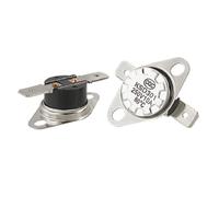 sourcing map KSD301 250V 10A 176F 80C NC Thermostat Temperature Control Switch 5pcs