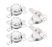 sourcing map KSD301 Thermostat 140°C/284°F 10A Normal Closed N.C Adjust Snap Disc Temperature Switch for Microwave,Oven,Coffee Maker 2pcs,Ceramic Material