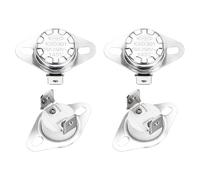 sourcing map KSD301 Thermostat 145℃/293°F 16A Normally Closed N.C Temperature Switch for Microwaves,Oven,Coffee Maker 2 Pcs,Ceramic Material