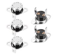 sourcing map KSD301 Thermostat 95°C/203°F 10A N.C Adjust Snap Disc Temperature Switch for Microwave,Oven,Coffee Maker 2pcs,Bakelite Material