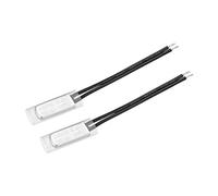 sourcing map KSD9700 Thermostat, 135℃ Normally Close Temperature Switch Thermal Switch, N.C 5A Metal Temperature Controller 2pcs