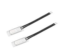 sourcing map KSD9700 Thermostat, 160℃ Normally Close Temperature Switch Thermal Switch, N.C 5A Metal Temperature Controller 2pcs