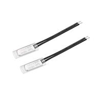 sourcing map KSD9700 Thermostat, 40C Normally Open Temperature Switch Thermal Switch, N.O 5A Metal Temperature Controller 2pcs