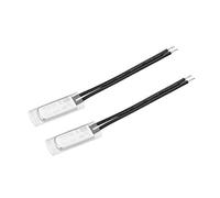sourcing map KSD9700 Thermostat, 60℃ Normally Close Temperature Switch Thermal Switch, N.C 5A Temperature Controller 2pcs