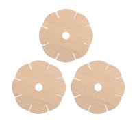 sourcing map Kumihimo Disk, 8 Slots Wood Round Braiding Plate Beading Cord Disc Weaving Board for Bracelets Braided Knitting Weaving Rope Cord DIY Crafts