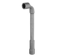 sourcing map L Shaped Angled Hex Socket Wrench 11mm CR-V Double Ended Metric 6 Point Tubular Socket Spanner for General Repairing, Pipeline, Bicycle Car Maintenance