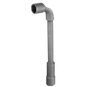 sourcing map L Shaped Angled Hex Socket Wrench 16mm CR-V Double Ended Metric 6 Point Tubular Socket Spanner for General Repairing, Pipeline, Bicycle Car Maintenance