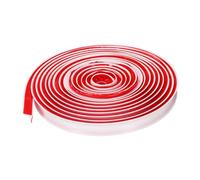 sourcing map L Shaped Quarter Round Molding Trim, 157" Self Adhesive Peel and Stick Trim Molding, Water Stopper for Wall Floor Edge Kitchen Countertop Bathroom Door Edge, White