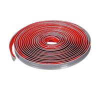 sourcing map L Shaped Quarter Round Molding Trim, 394" Self Adhesive Peel and Stick Trim Molding, Water Stopper for Wall Floor Edge Kitchen Countertop Bathroom Door Edge, Gray