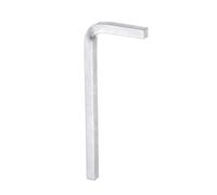 sourcing map L-Shaped Square Head Wrench 5mm Chrome-Vanadium Steel 4 Points Bolt Wrench for Basic Home Repair DIY Project and General Applications, Silver