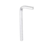 sourcing map L-Shaped Square Head Wrench 6mm Chrome-Vanadium Steel 4 Points Bolt Wrench for Basic Home Repair DIY Project and General Applications, Silver