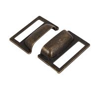 sourcing map Label Holder Pull Handles, Vintage Label Frame Drawer Knobs for Cabinet Cupboard, Bronze Tone 80x52mm Pack of 2 w Screws