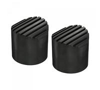 sourcing map Ladder Non-Slip Feet Mat 52mm ID Rubber Round Telescopic Ladder Accessories Pad Cover Cushion for Ladder Protection Black Pack of 2