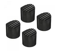 sourcing map Ladder Non-Slip Feet Mat 52mm ID Rubber Round Telescopic Ladder Accessories Pad Cover Cushion for Ladder Protection Black Pack of 4