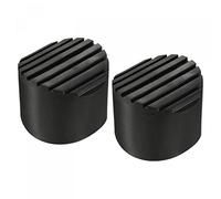 sourcing map Ladder Non-Slip Feet Mat 68mm ID Rubber Round Telescopic Ladder Accessories Pad Cover Cushion for Ladder Protection Black Pack of 2