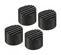 sourcing map Ladder Non-Slip Feet Mat 72mm ID Rubber Round Telescopic Ladder Accessories Pad Cover Cushion for Ladder Protection Black Pack of 4