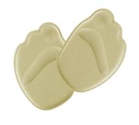 sourcing map Lady Heels Forefoot Front Half Insoles Shoes Pad Cushion 2 Pairs Khaki