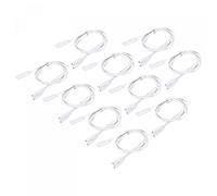 sourcing map Lamp Connecting Wire for T4 T5 T8 LED Tubing, 100cm 2 Pin Double End Light Link Cords Extension Cable Pack of 10