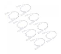 sourcing map Lamp Connecting Wire for T4 T5 T8 LED Tubing, 60cm 2 Pin Double End Light Link Cords Extension Cable Pack of 8