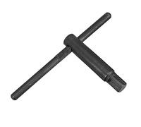 sourcing map Lathe Chuck Wrench, 17mm Square Head Key Spanner Tool for CNC Router Engraving Milling Machine (L150x250mm)