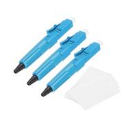sourcing map LC UPC Fiber Optic Quick Connector, Single Mode Fiber Cable Quick Connector LC Fast Connectors Adapter for CATV Network, Pack of 3