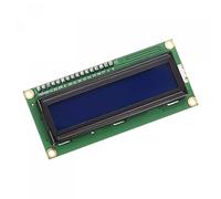 sourcing map LCD 1602 Display Module 5V with 16 Pins, Blue Display Screen Backlight 16x2 LCD Module Interface Adapter 72x24mm