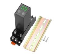 sourcing map LCD Digital Time Relay, AC220V Power on Delay Timer Relay 8 Pin DPDT Din Rail Mount 0.1S-990H, H3Y-2H