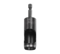 sourcing map Leather Hollow Punch 1/4 Hex Shank for Drills, 19mm Dia Rotary Hole Punch for Thick Fabrics Leathercraft Working