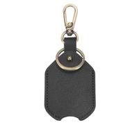 sourcing map Leather Keys Sleeve (Black) - Car Key Cover, PU Car Key Protector Keys Loop Replacement with Swivel Lobster Clasp for Men & Women