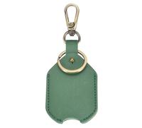 sourcing map Leather Keys Sleeve (Green) - Car Key Cover, PU Car Key Protector Keys Loop Replacement with Swivel Lobster Clasp for Men & Women