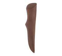 sourcing map Leather Knife Sheath 8.9" x 1.89" Leather Pocket Knife Sheath with Hole for Folding Knife Camping Hunting Outdoors, Deep Brown