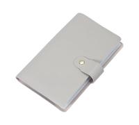 sourcing map Leather Professional Credit Card Holder, 40 Slots Business Card Organizer for Men and Women, Multifunctional Credit Card Protective Case, Store Cards and Prevent Loss(Grey)