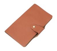 sourcing map Leather Professional Credit Card Holder, 40 Slots Business Card Organizer for Men and Women, Multifunctional Credit Card Protective Case, Store Cards and Prevent Loss(Brown)