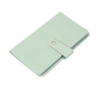 sourcing map Leather Professional Credit Card Holder, 96 Slots Business Card Organizer for Men and Women, Multifunctional Credit Card Protective Case, Store Cards and Prevent Loss(Light Green)