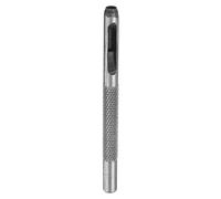 sourcing map Leather Round Hole Punch, 4mm Hollow Hole Puncher Cutter Carbon Steel Circle Hole Punching Cutting Tool for Belt/DIY Leather Craft