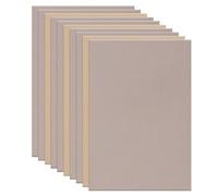 sourcing map Leather Scraps, 6 x 4 Inch Leather Pieces Artificial Cow Leathers for Crafts, Bags, Jewelry Making, Craft Supplies, DIY Projects (Pack of 15, Light Tone)