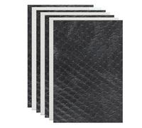 sourcing map Leather Scraps, 6 x 4 Inch Leather Pieces Artificial Cow Leathers for Crafts, Bags, Jewelry Making, Craft Supplies, DIY Projects (Pack of 10, Special Texture)