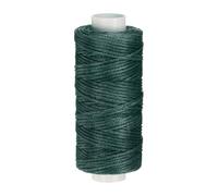 sourcing map Leather Sewing Waxed Thread, 55 Yards / 50m 0.8mm 150D Flat Polyester All-Purpose Threads for Leather Crafts, Bookbinding, Dark Green