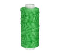 sourcing map Leather Sewing Waxed Thread, 55 Yards / 50m 0.8mm 150D Flat Polyester All-Purpose Threads for Leather Crafts, Bookbinding, Green