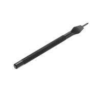 sourcing map Leather Stitching Punch 4mm 1 Prong Carbon Steel Leather Punch Hole Tool Chisel for DIY Craft Handbag Wallets Card Belt Holders Key Holders Belts, Black