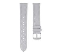 sourcing map Leather Watch Band 22mm Quick Release Genuine Leather Replacement Watch Straps with Stainless Steel Buckle and Spring Bar for Men Women Watch Smartwatch, Light Grey