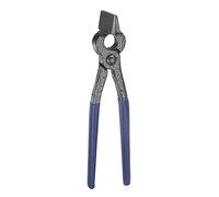 sourcing map Leathercraft Flatten Plier, Straight Head Leather Edge Adjustment Press Flatten Pliers Clamp Carbon Steel Cutting Side Snips Flush Pliers for Bag Belt Wallet, 40mm Width