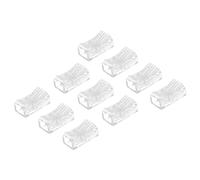 sourcing map LED Strip Connector 4 Pin, 8mm LED Connectors for Strip Lights, RGB Unwired Clips for Strip Light Gapless Track Lighting Connector, Pack of 15