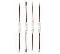 sourcing map LED Strip Controller, DC 12V to 24V 6A 3 Keys Mini Brightness Adjustable Dimmer Lamp Switch for Single Color Strips, Pack of 4