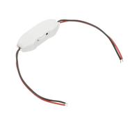 sourcing map LED Strip Dimmer, DC 12V to 24V 3A Rotary Brightness Adjustable Controller Lamp Switch with Wire Leads for Single Color Strips, White