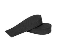 sourcing map Letter Print Height Durable Insoles Heel Lift Shoes Pads Black Pair Black 2cm