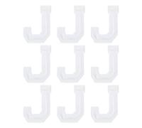 sourcing map Letters J Patches White Iron-On Letters J Patch Sew Sew Embroidered Applique Patches 4.7cm/1.85 Inch Hot Melt Adhesive Process for Clothing Repair Backpack Jean,Pack of 9