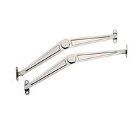 sourcing map Lid Support Hinge, 5.5 inch 1mm Material Thickness Lid Stay with Soft Close, 1 Pair