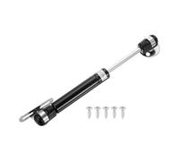 sourcing map Lid Support Hinges, 6 Inch 80N Gas Struts Soft Close Folding Lid Stay Hinges Lift Support Slow Lowering Pneumatic Lid Buffer for Cabinet Closet Wardrobe, Black